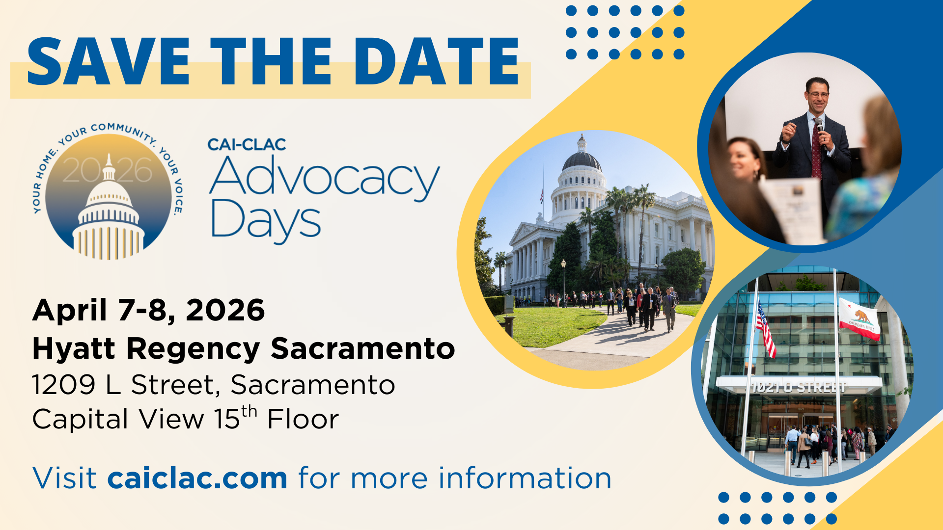 Advocacy Days - California Legislative Action Committee - CAI-CLAC